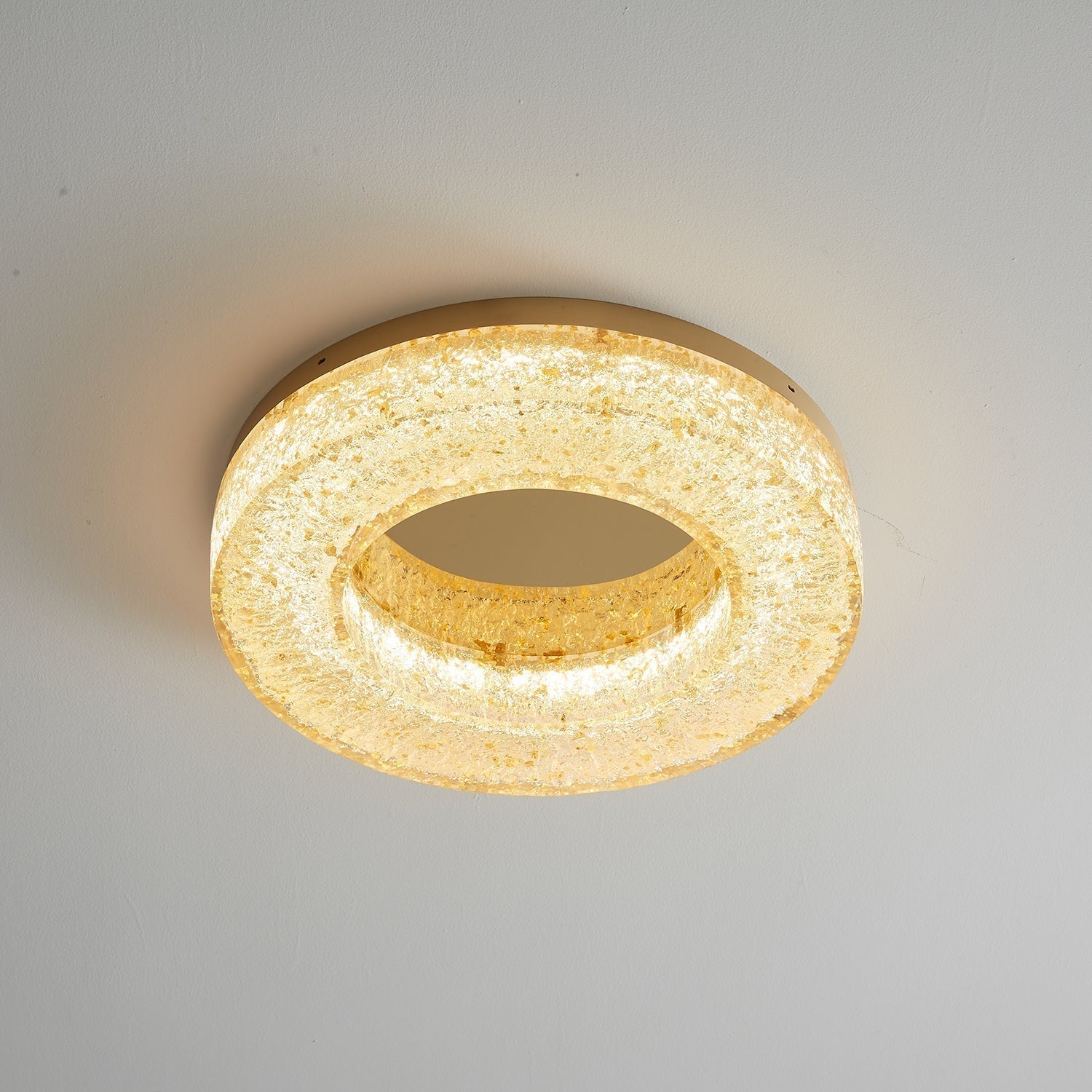 Ice Crack Circle Ceiling Lamp - Blowlighting