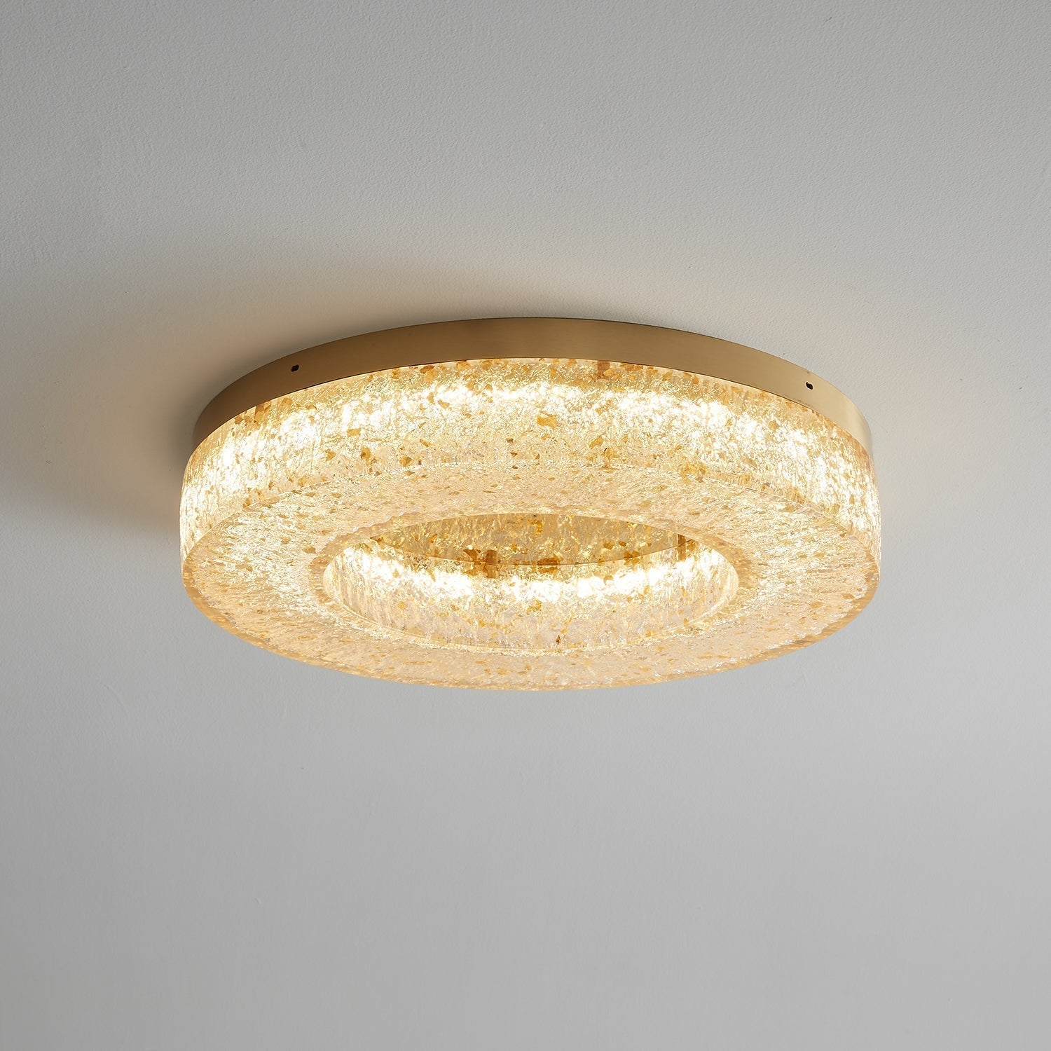 Ice Crack Circle Ceiling Lamp - Blowlighting