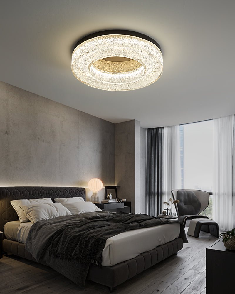Ice Crack Circle Ceiling Lamp - Blowlighting