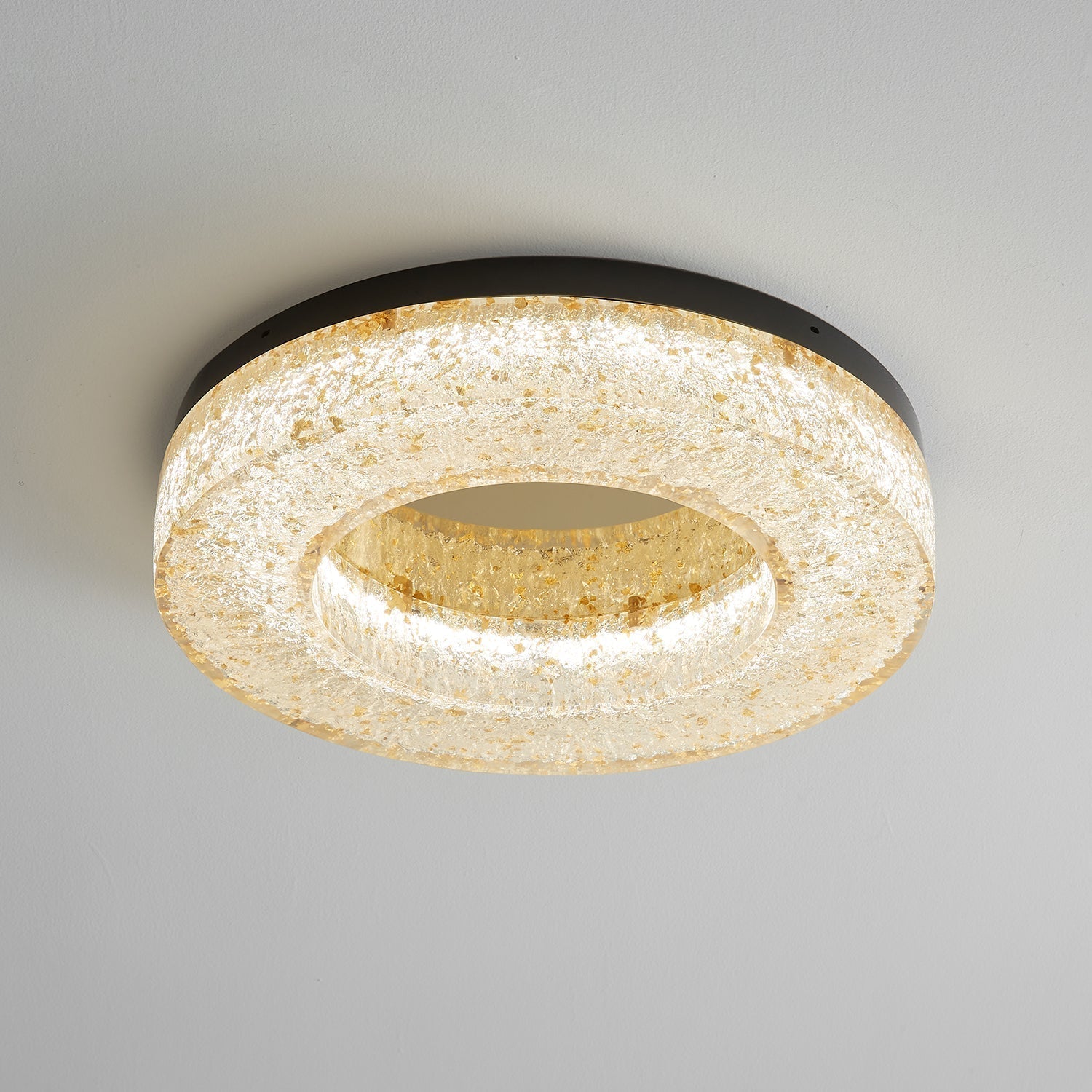 Ice Crack Circle Ceiling Lamp - Blowlighting