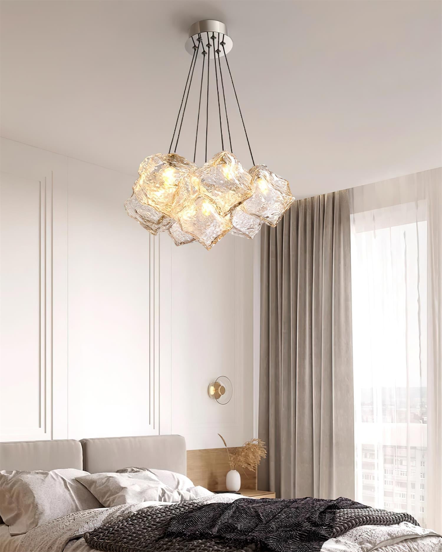 Pebine Gruppiert Glas Kronleuchter-Letslighting