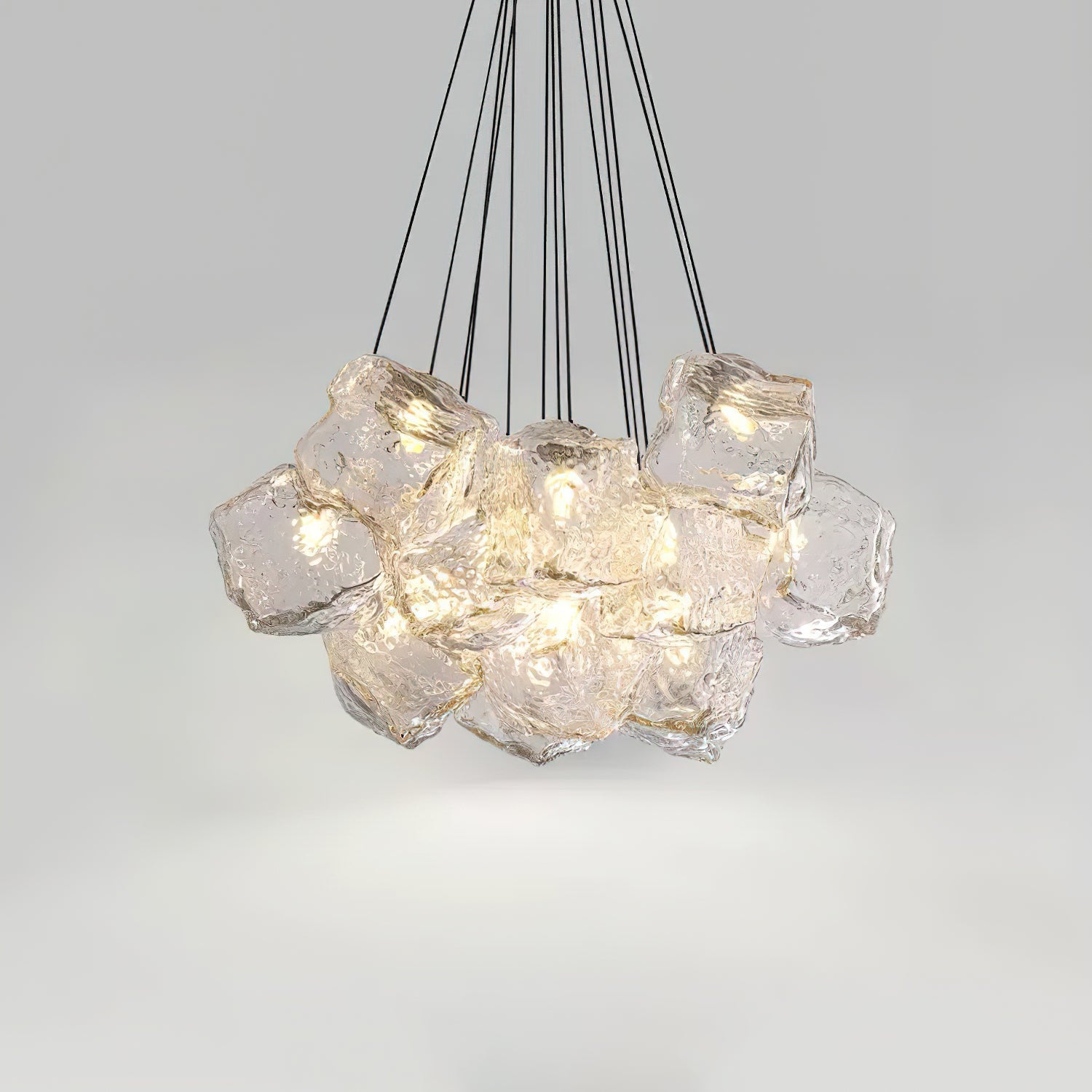 Pebine Gruppiert Glas Kronleuchter-Letslighting