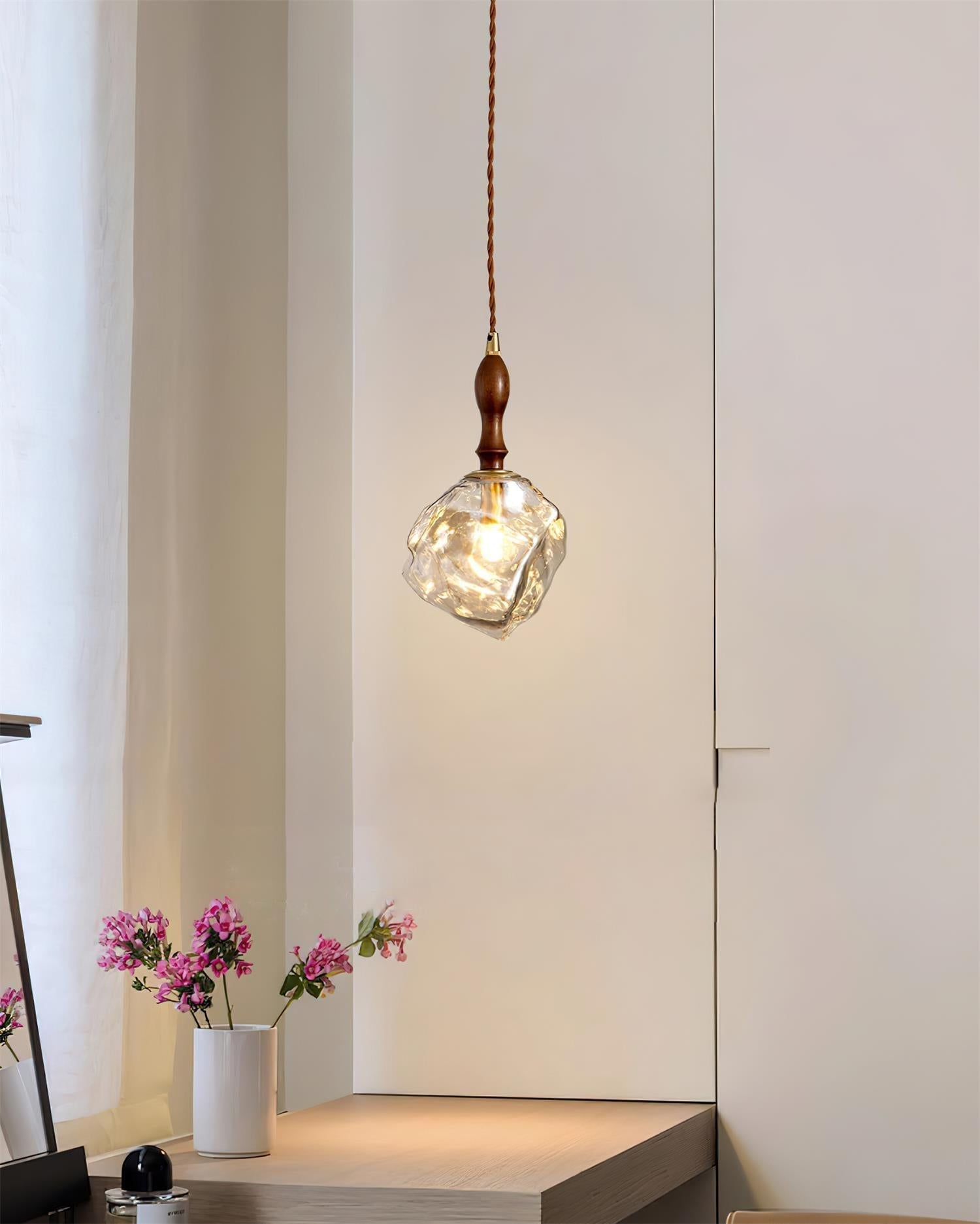 Pendelleuchte Glaskubus Schirm-Letslighting