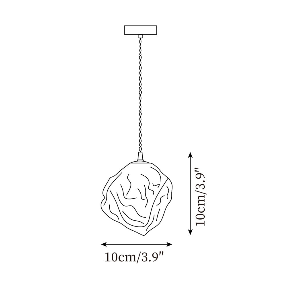 Pendelleuchte Glaskubus Schirm-Letslighting