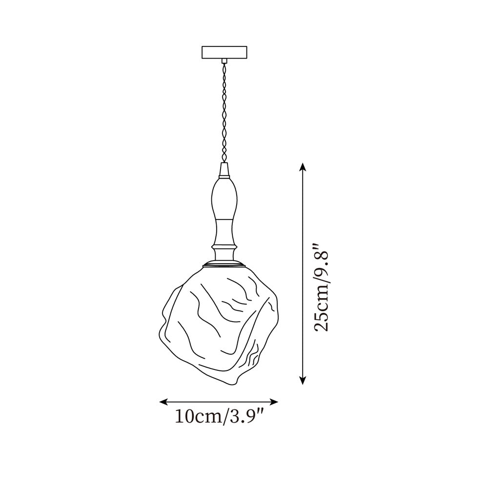 Pendelleuchte Glaskubus Schirm-Letslighting