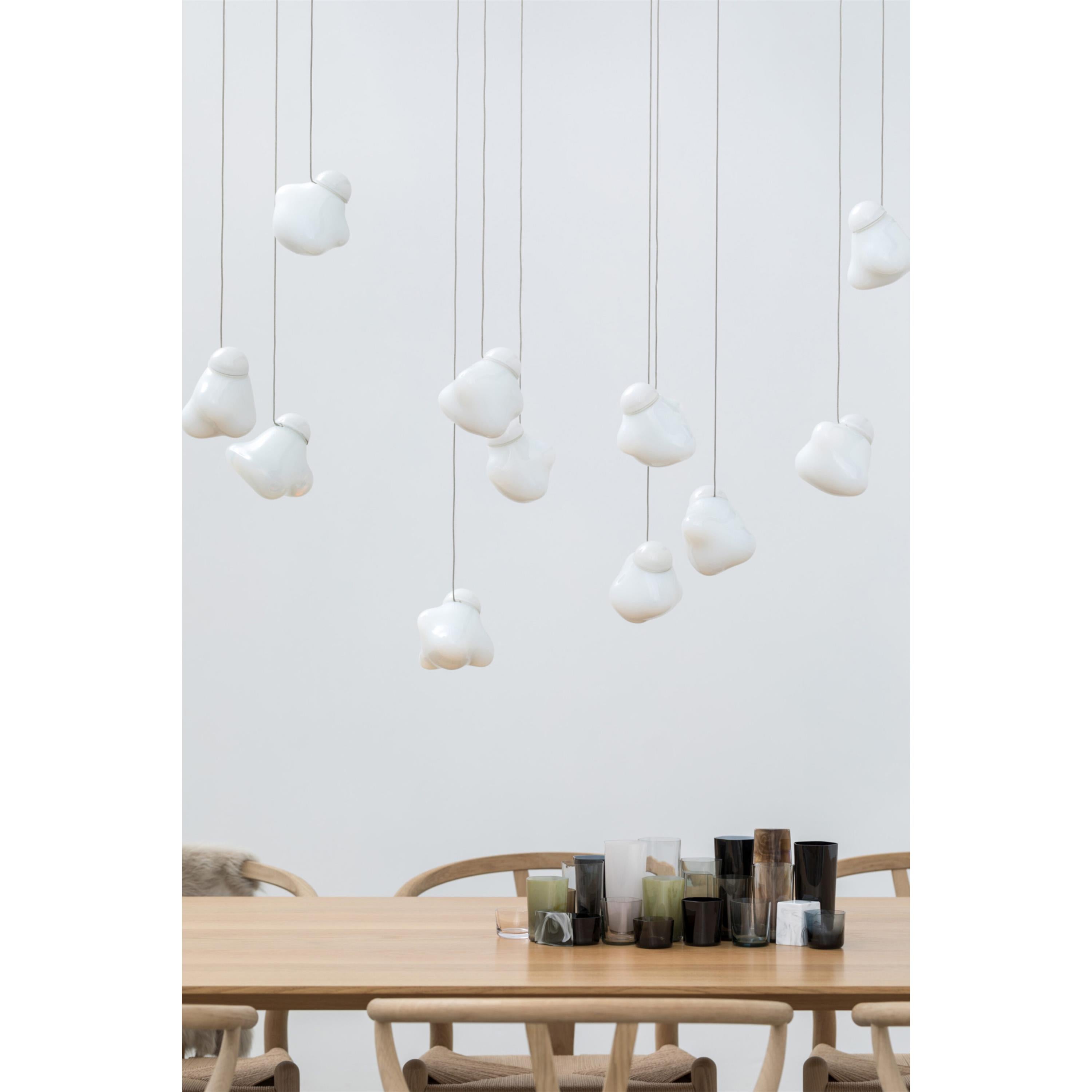 Vasilen Ice Pier Schwarz Glas Pendelleuchte-Letslighting