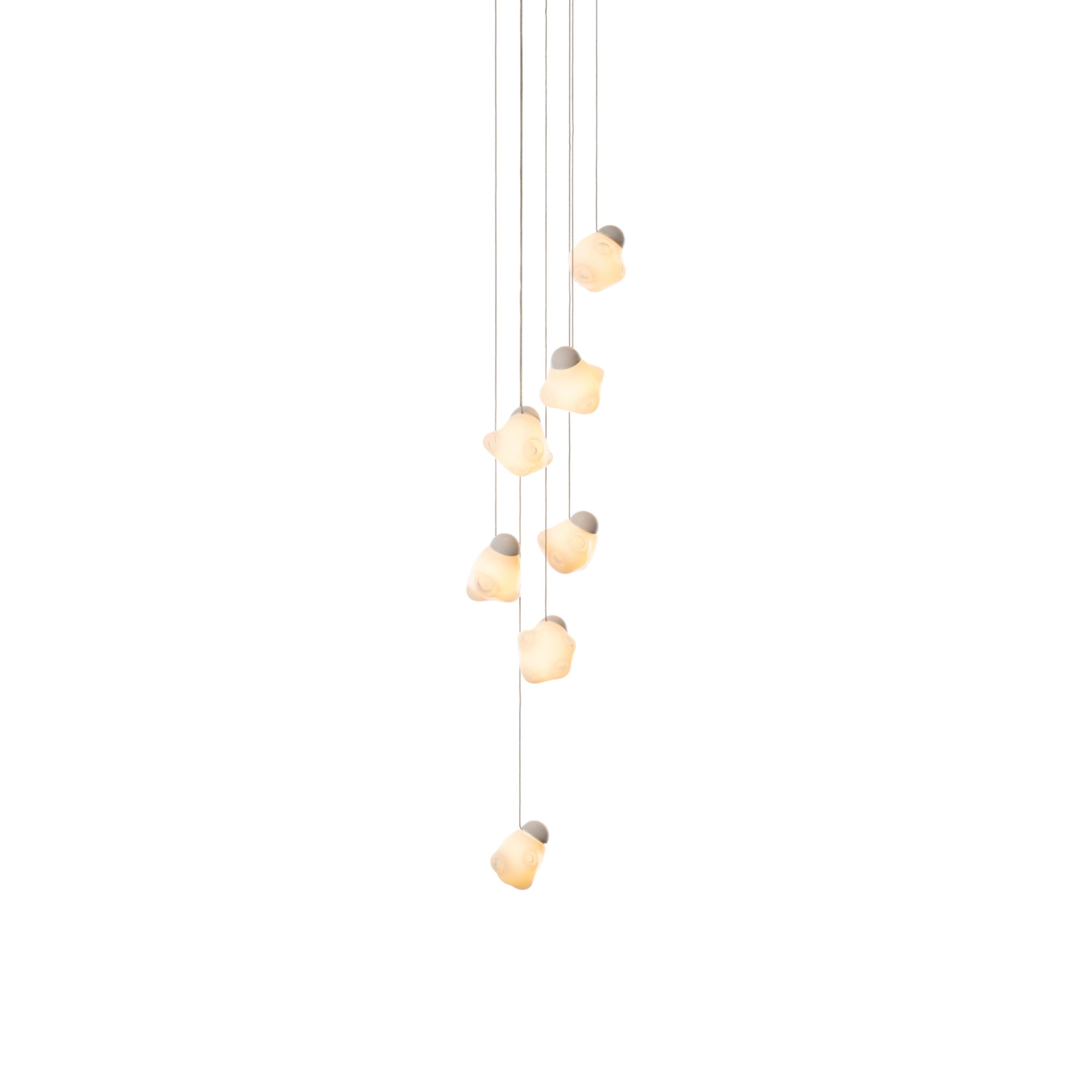 Vasilen Ice Pier Schwarz Glas Pendelleuchte-Letslighting