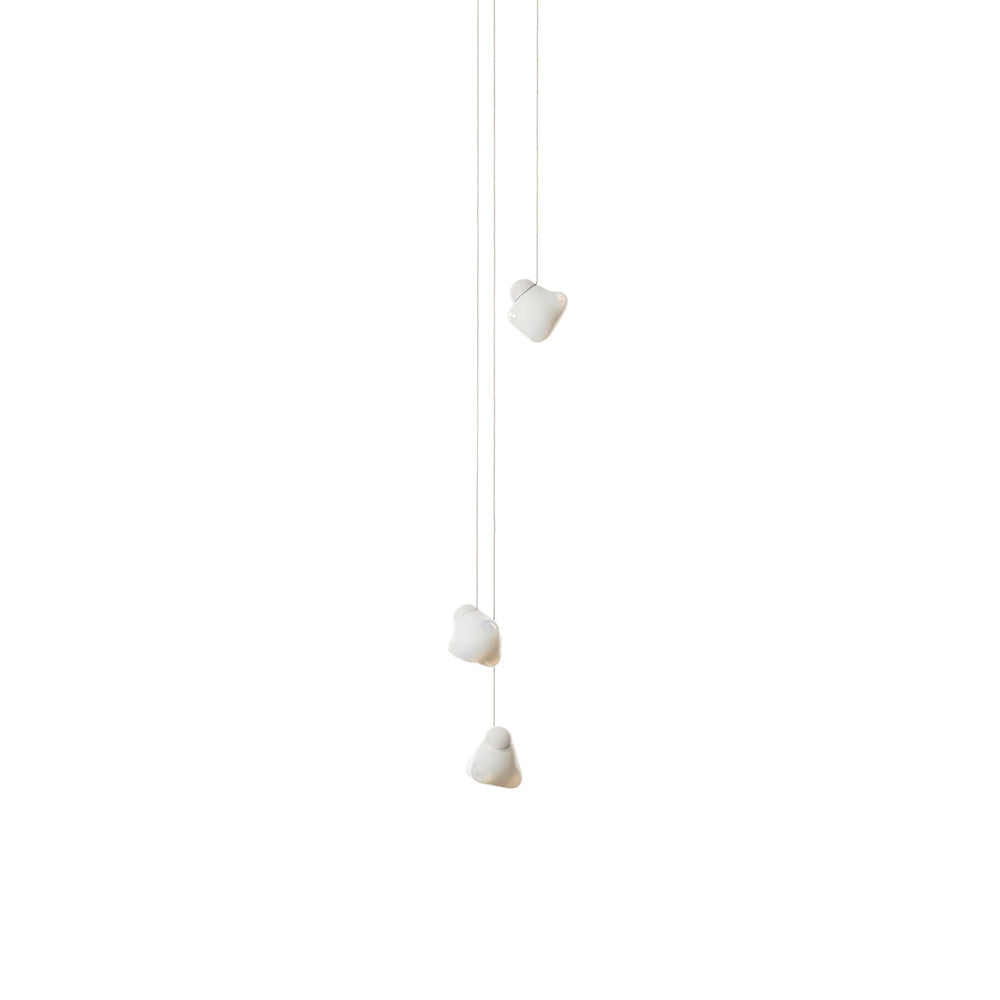Vasilen Ice Pier Schwarz Glas Pendelleuchte-Letslighting