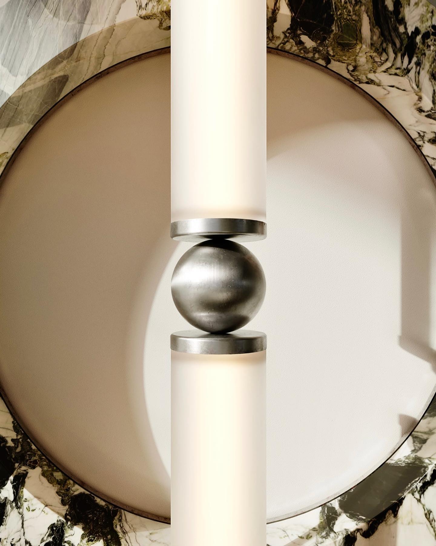 Mymira Modern Minimalist Ice Marble Wall Lamp - Letslighting