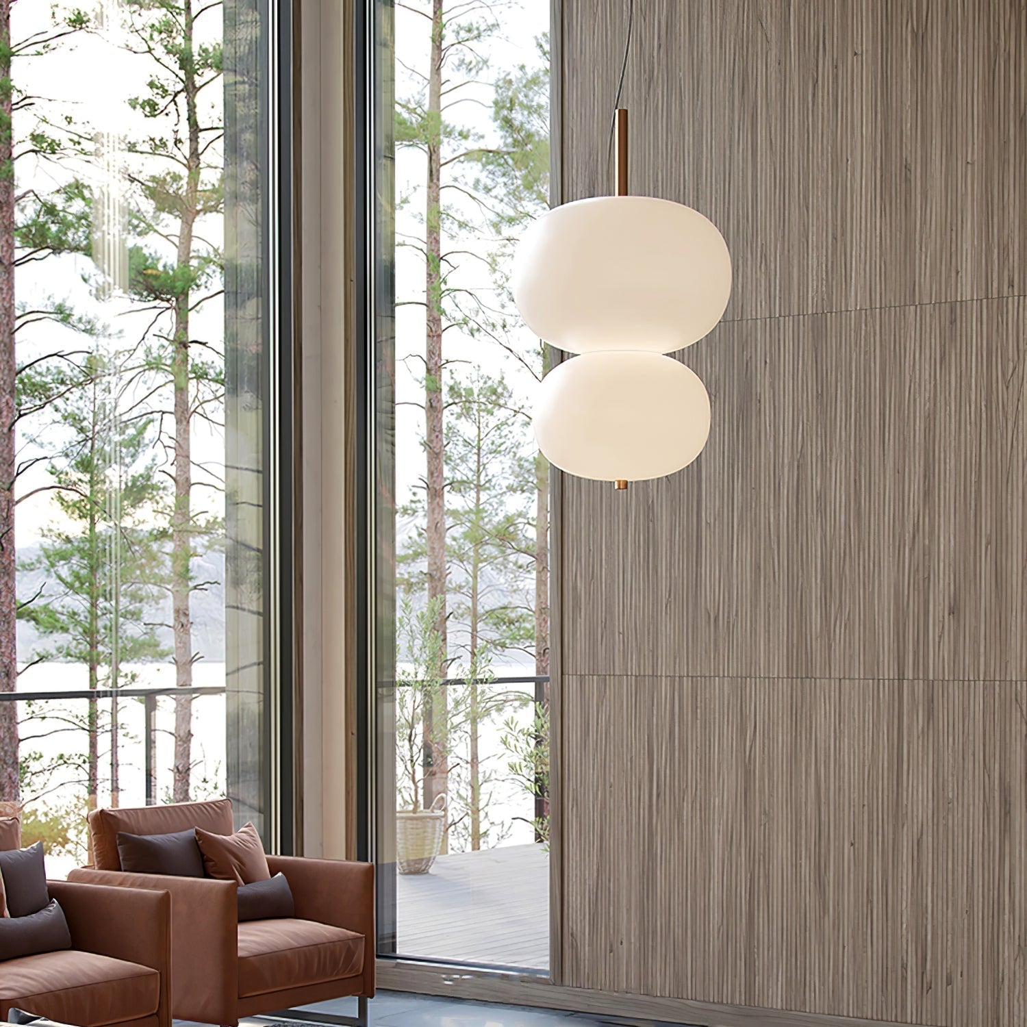 Duality Modern Glas Pendelleuchte-Letslighting