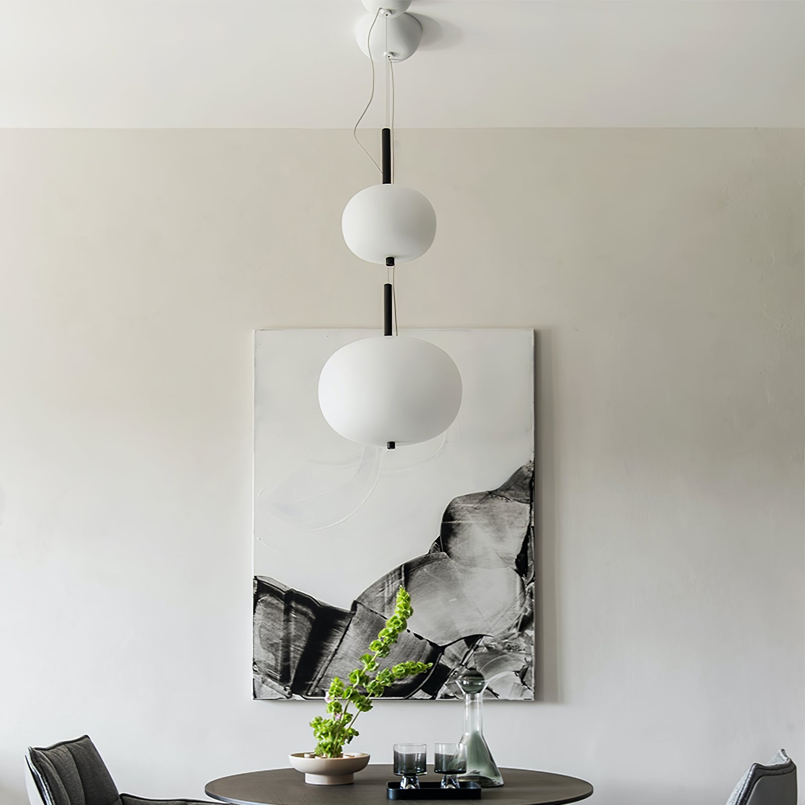 Duality Modern Glas Pendelleuchte-Letslighting