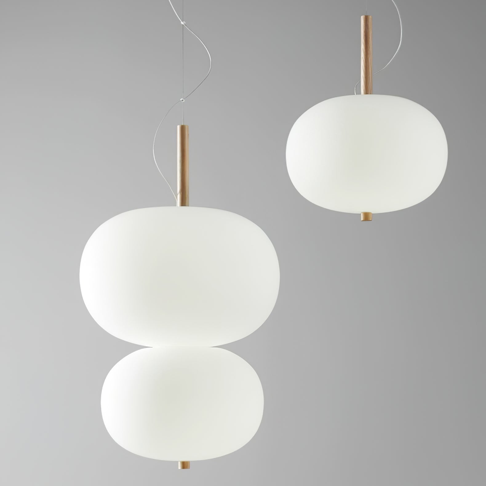 Duality Modern Glas Pendelleuchte-Letslighting