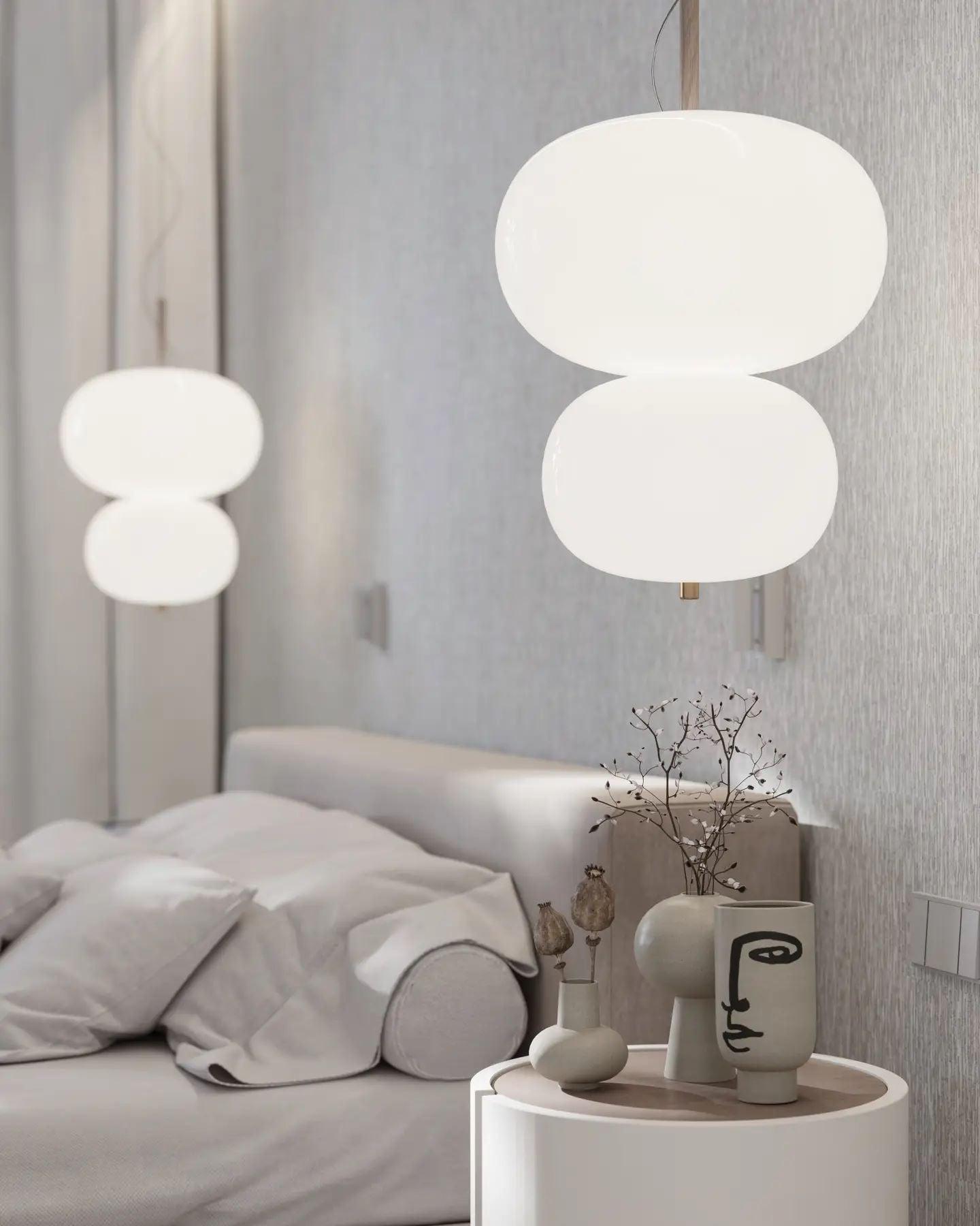 Duality Modern Glas Pendelleuchte-Letslighting