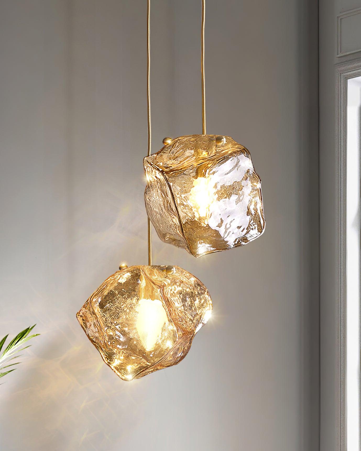Zionis Luxuriöse Pendelleuchte aus Messing-Letslighting