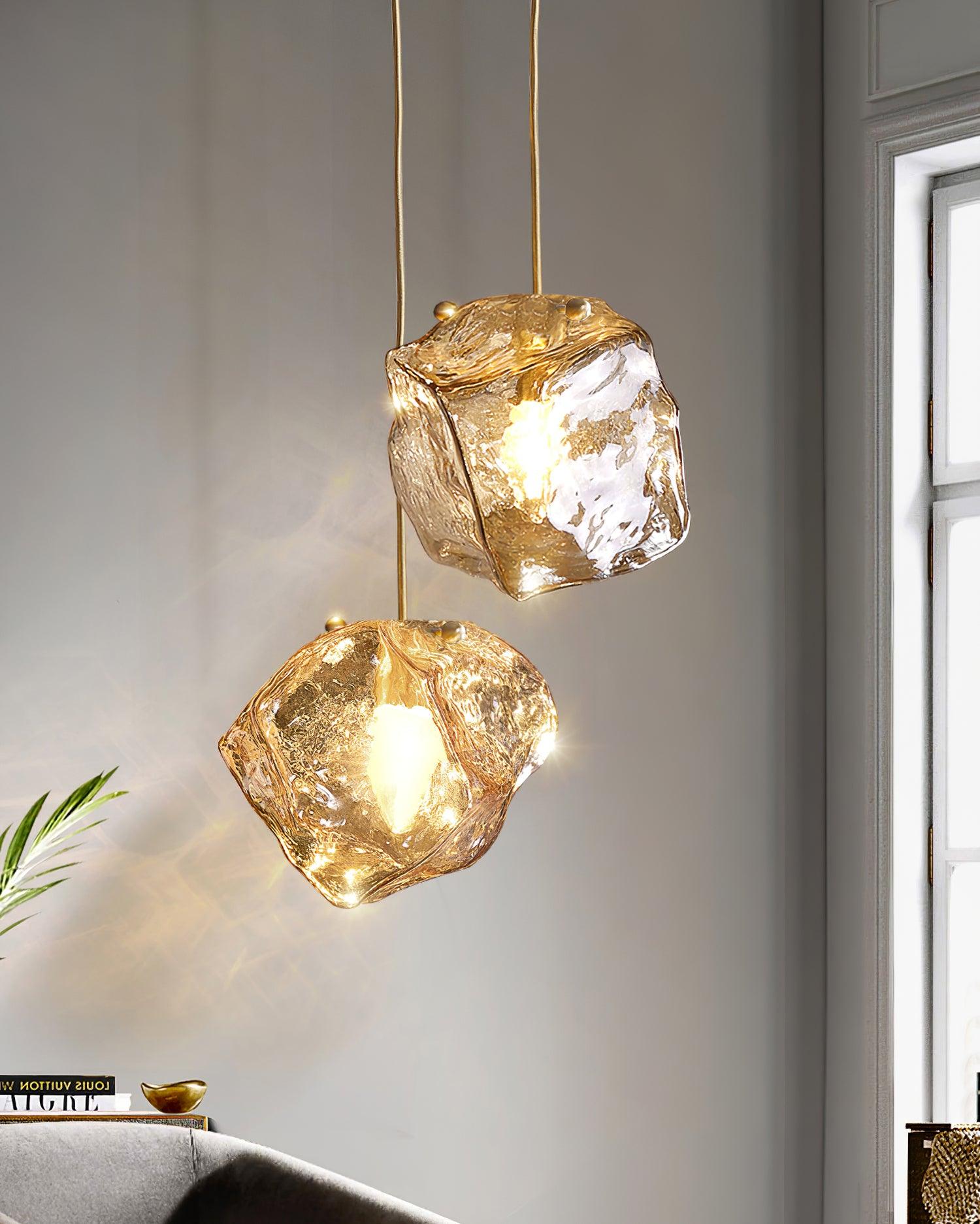 Zionis Luxuriöse Pendelleuchte aus Messing-Letslighting