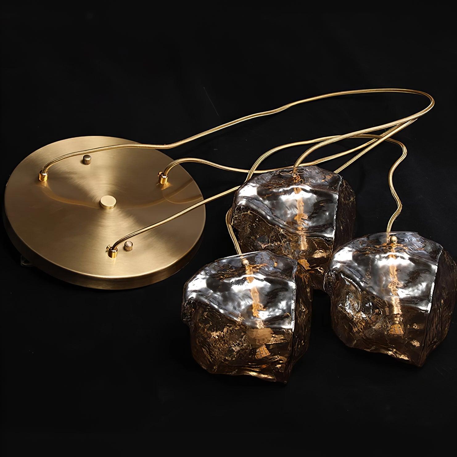 Zionis Luxuriöse Pendelleuchte aus Messing-Letslighting