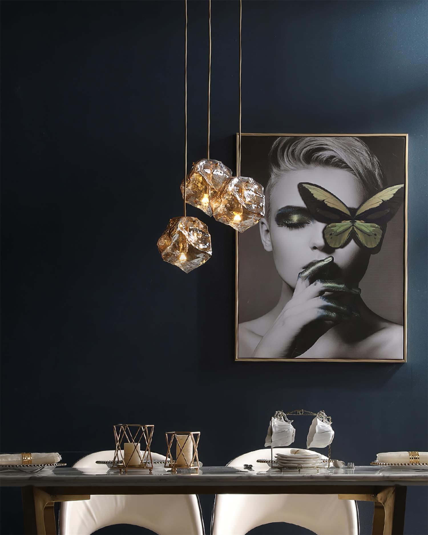 Zionis Luxuriöse Pendelleuchte aus Messing-Letslighting