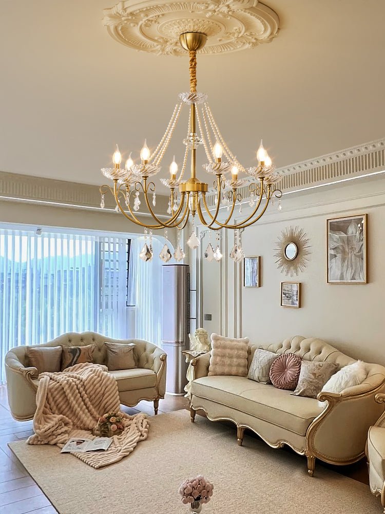 Lustra Kronleuchter Perle Kristall Elegant Klassisch-Letslighting