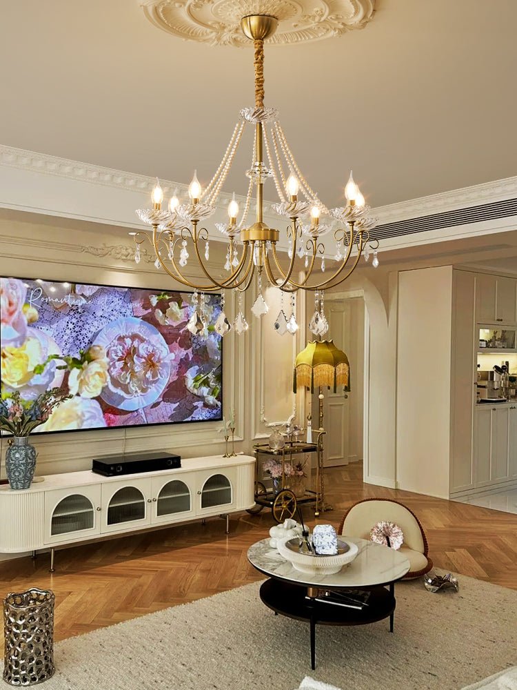 Lustra Kronleuchter Perle Kristall Elegant Klassisch-Letslighting