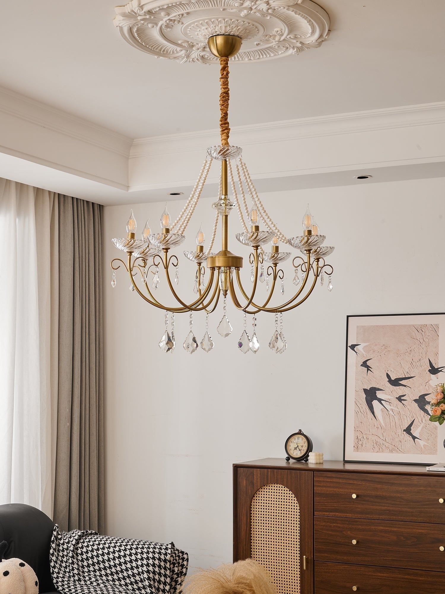 Lustra Kronleuchter Perle Kristall Elegant Klassisch-Letslighting