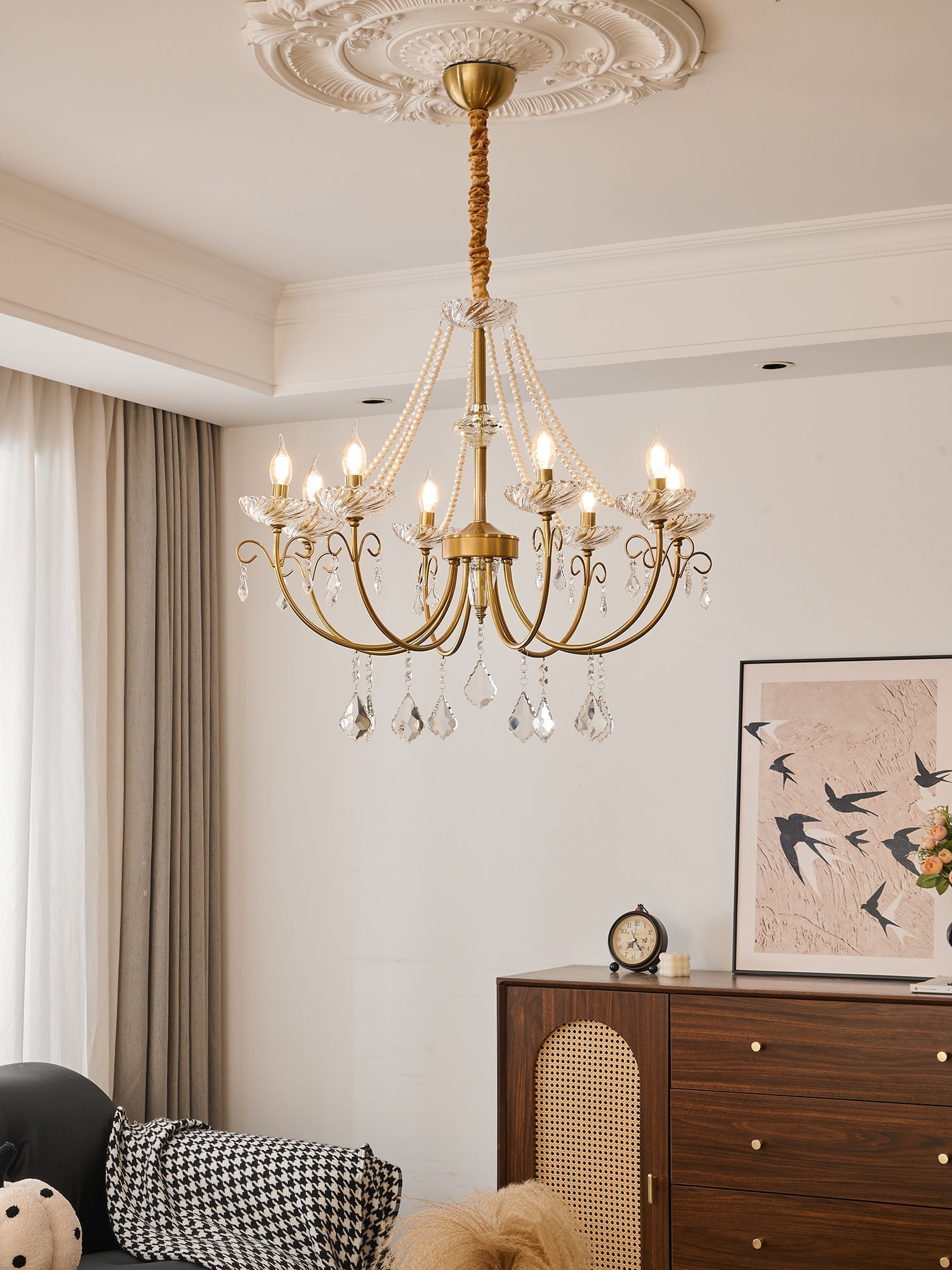 Lustra Kronleuchter Perle Kristall Elegant Klassisch-Letslighting