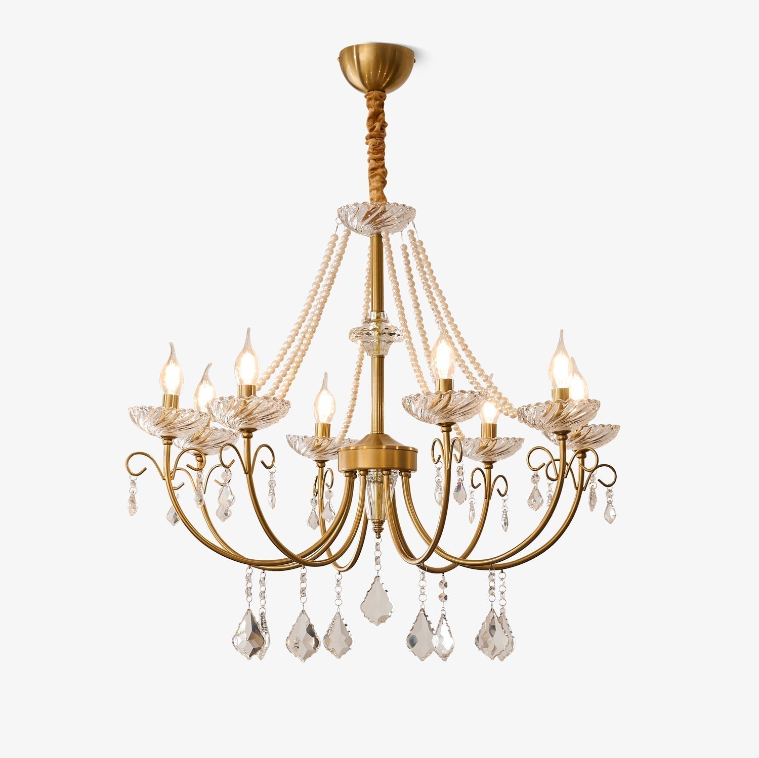 Lustra Kronleuchter Perle Kristall Elegant Klassisch-Letslighting