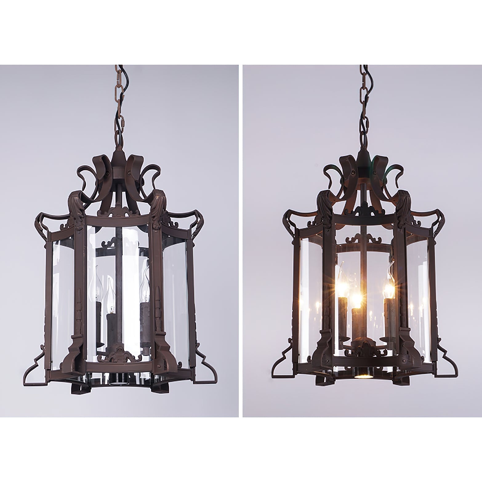 Venoryra Vintage Unique Rust Metal Chandelier - Letslighting