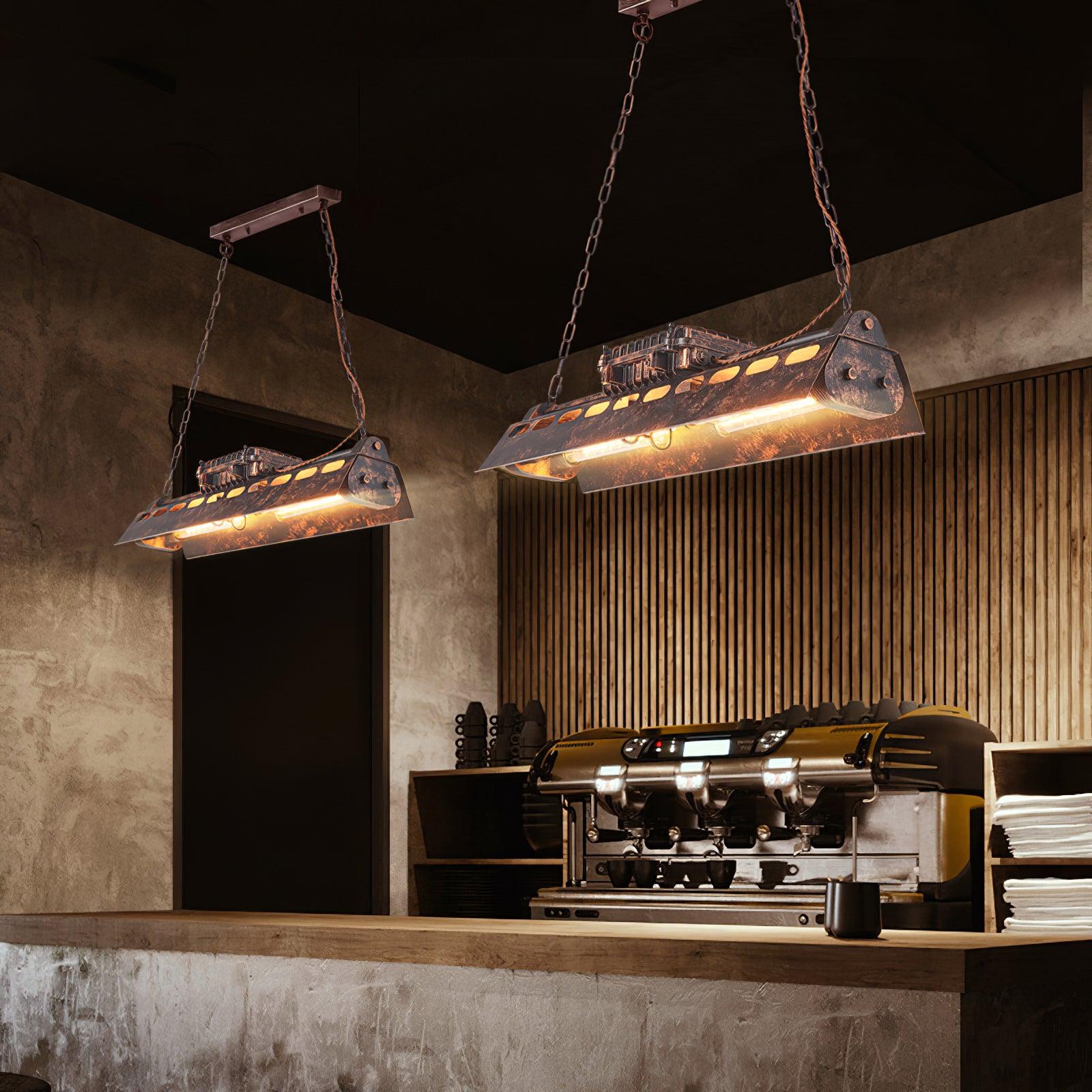 Noah Industrieller Steampunk-Kronleuchter