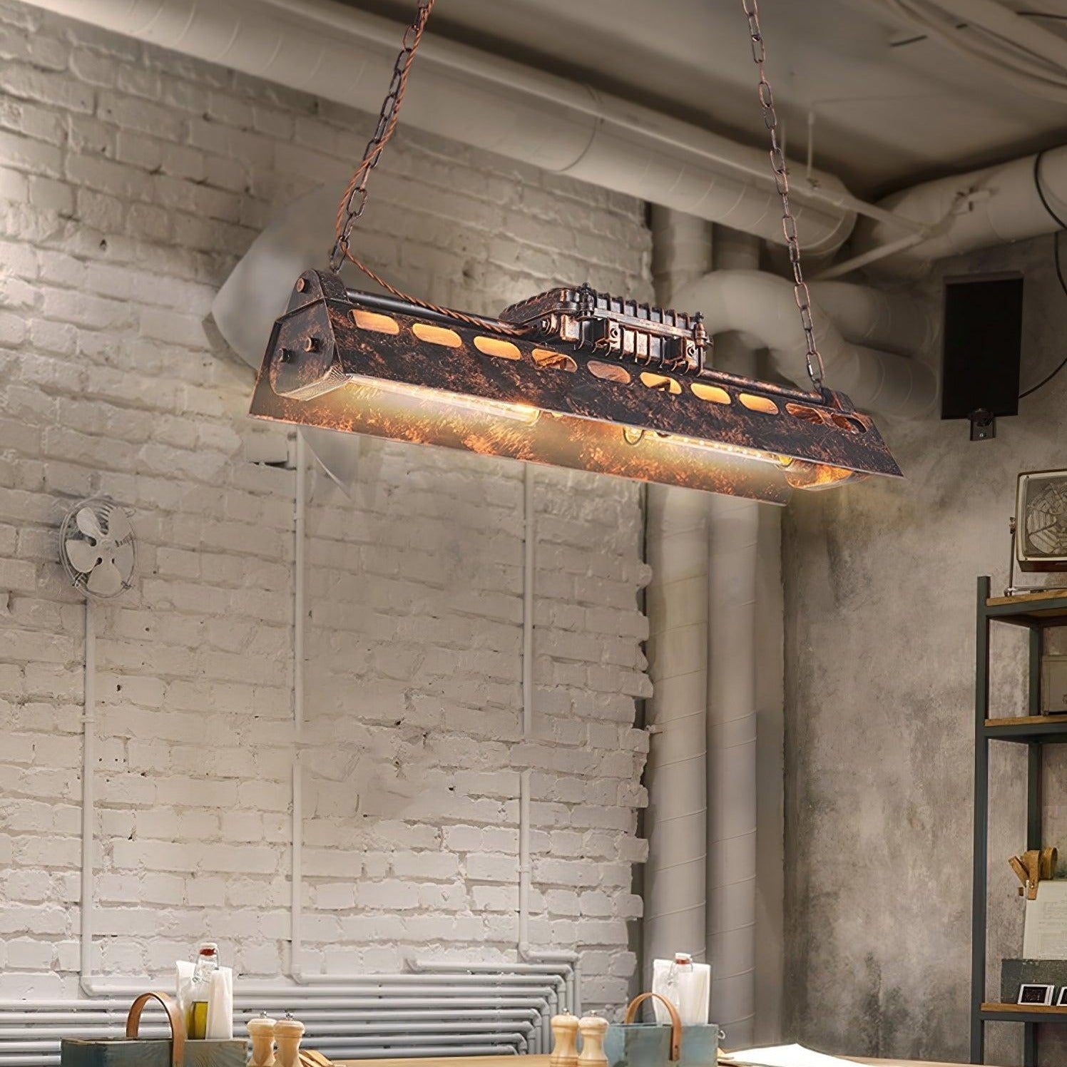 Noah Industrieller Steampunk-Kronleuchter