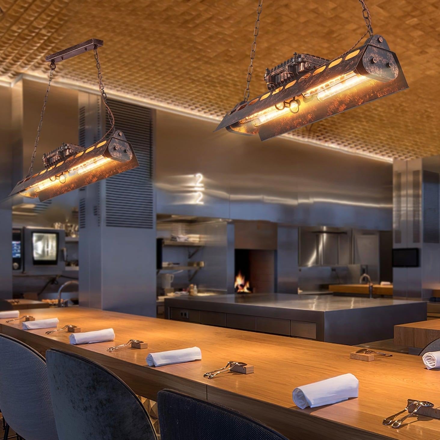 Noah Industrieller Steampunk-Kronleuchter