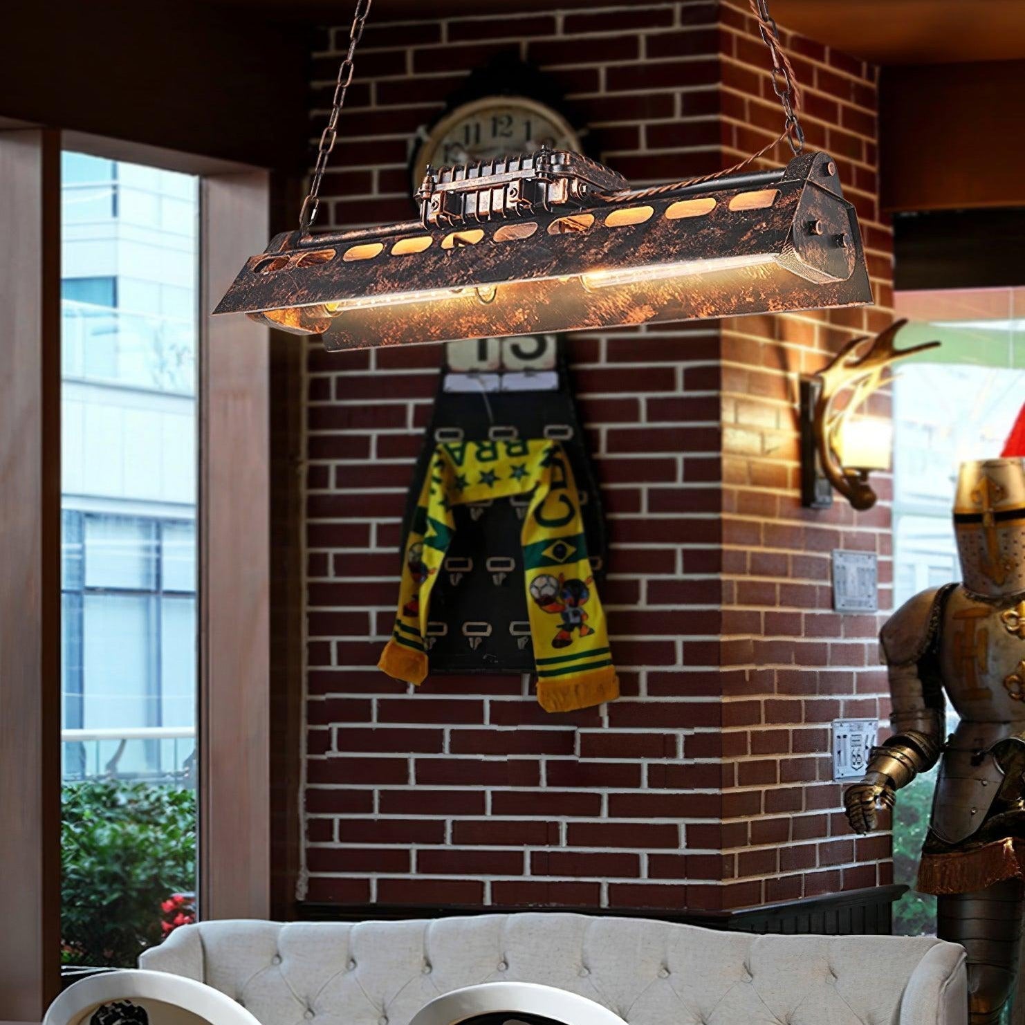 Noah Industrieller Steampunk-Kronleuchter