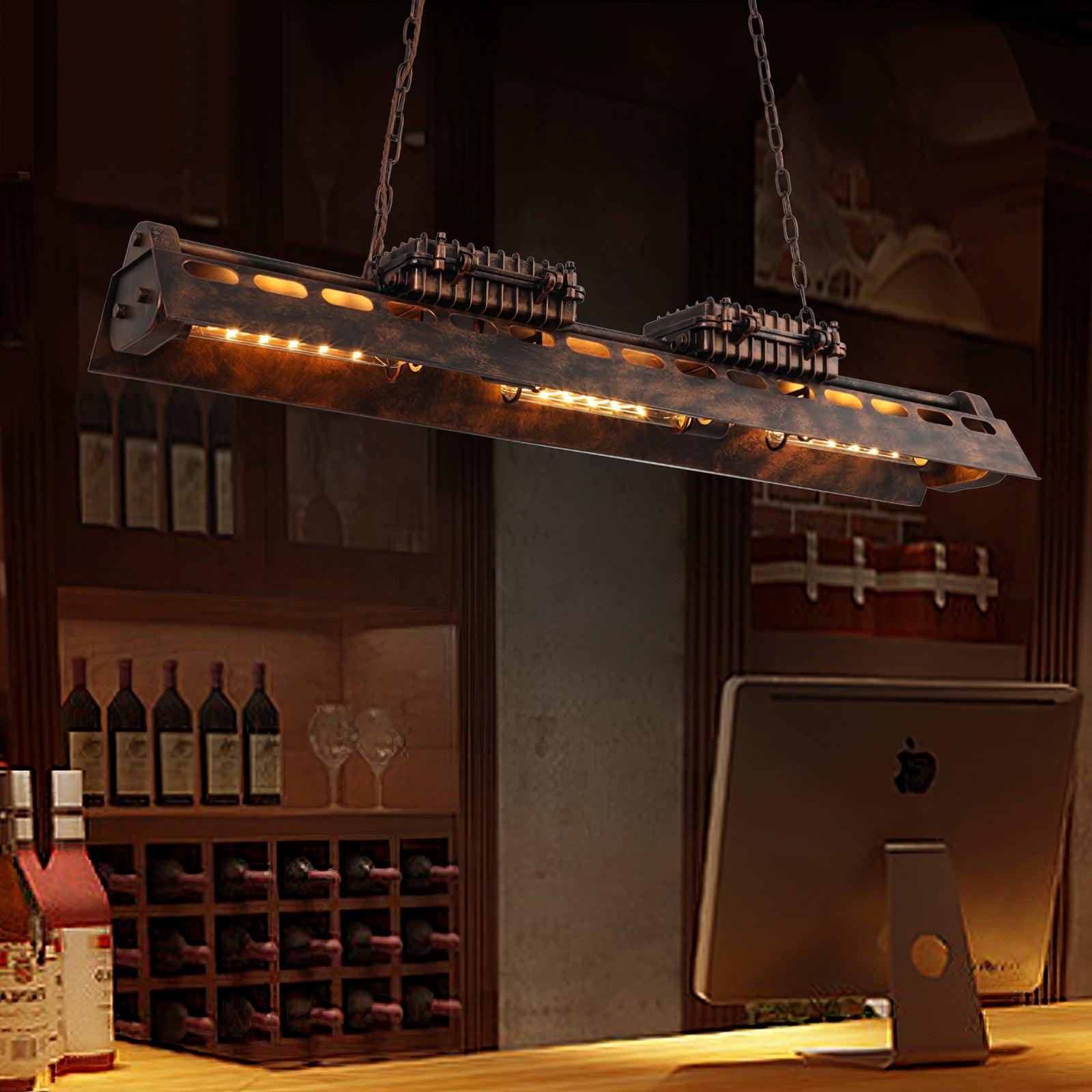 Noah Industrieller Steampunk-Kronleuchter