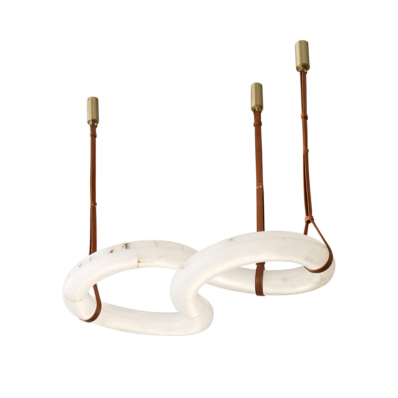 Althaen Postmodern Luxury Brown Alabaster Chandelier - Letslighting