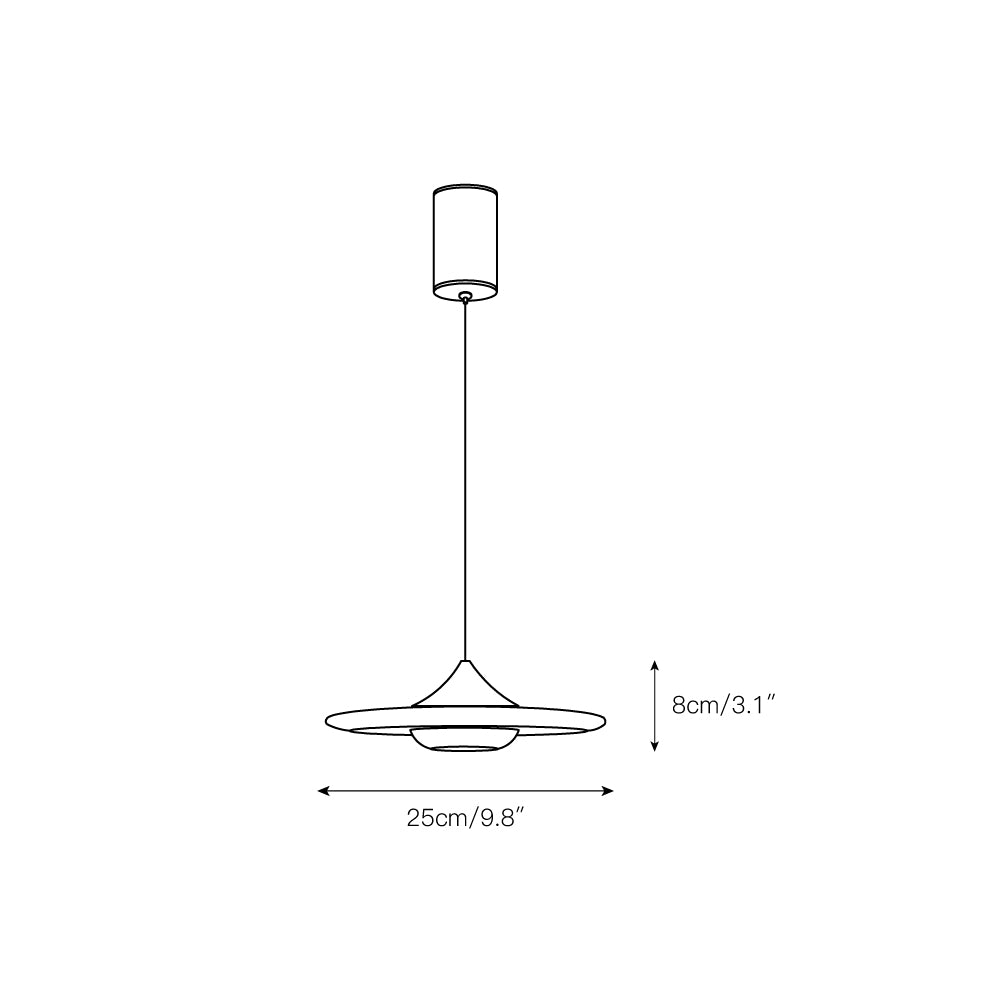 Cimirora Modern Minimalist LED Alabaster Pendant Light - Letslighting