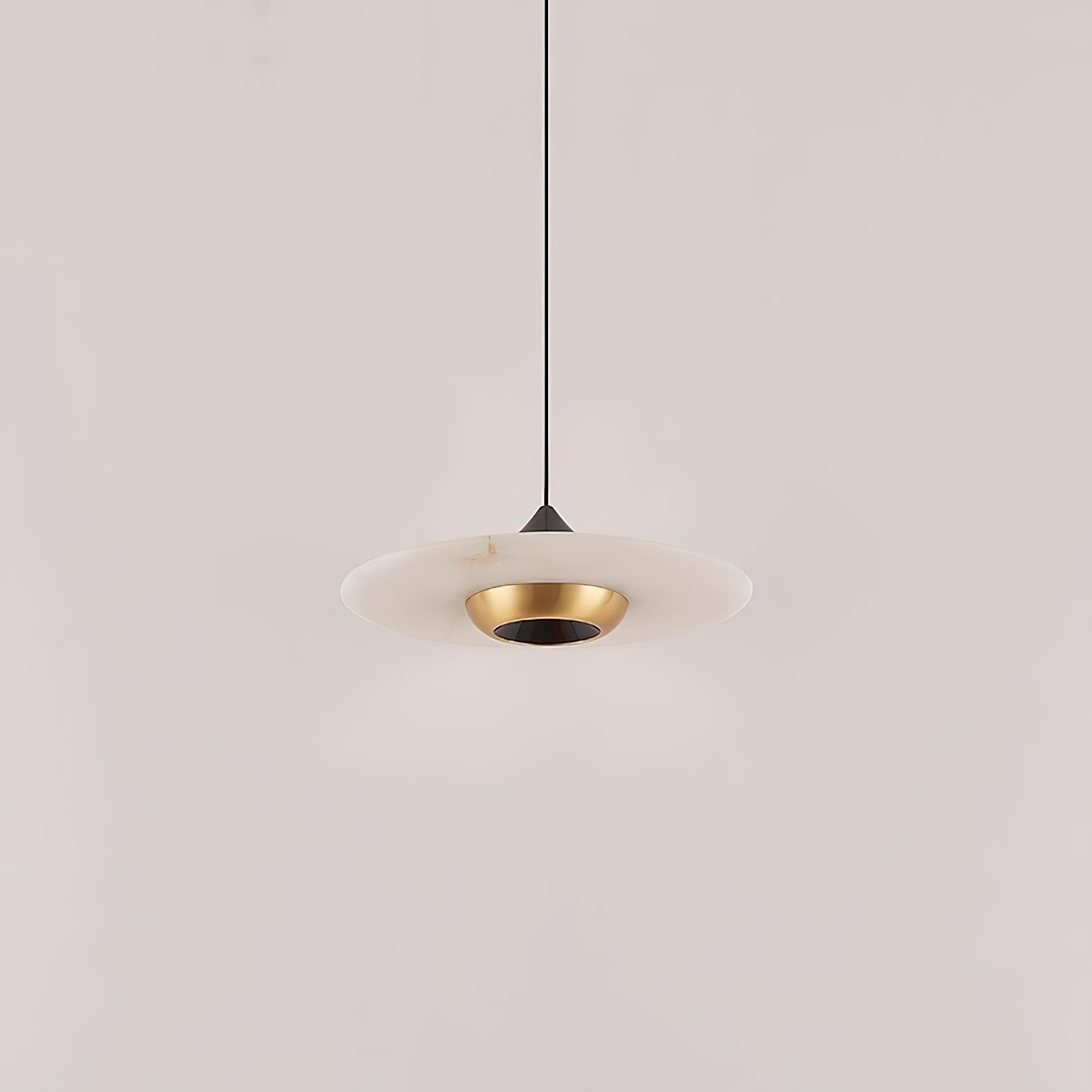 Cimirora Modern Minimalist LED Alabaster Pendant Light - Letslighting
