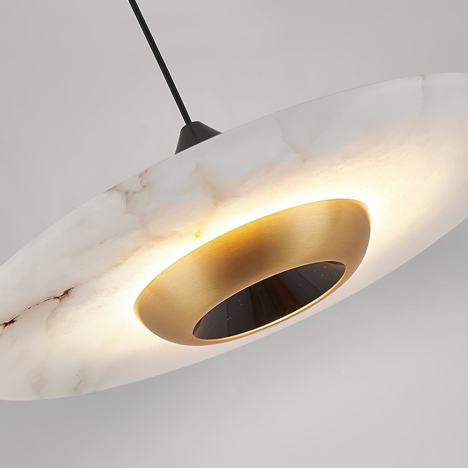 Cimirora Modern Minimalist LED Alabaster Pendant Light - Letslighting