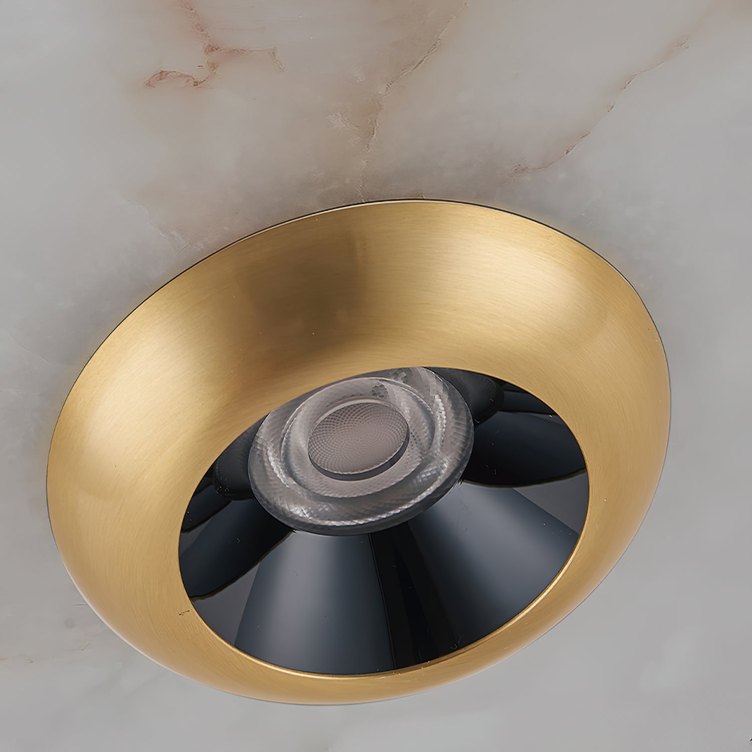 Cimirora Modern Minimalist LED Alabaster Pendant Light - Letslighting