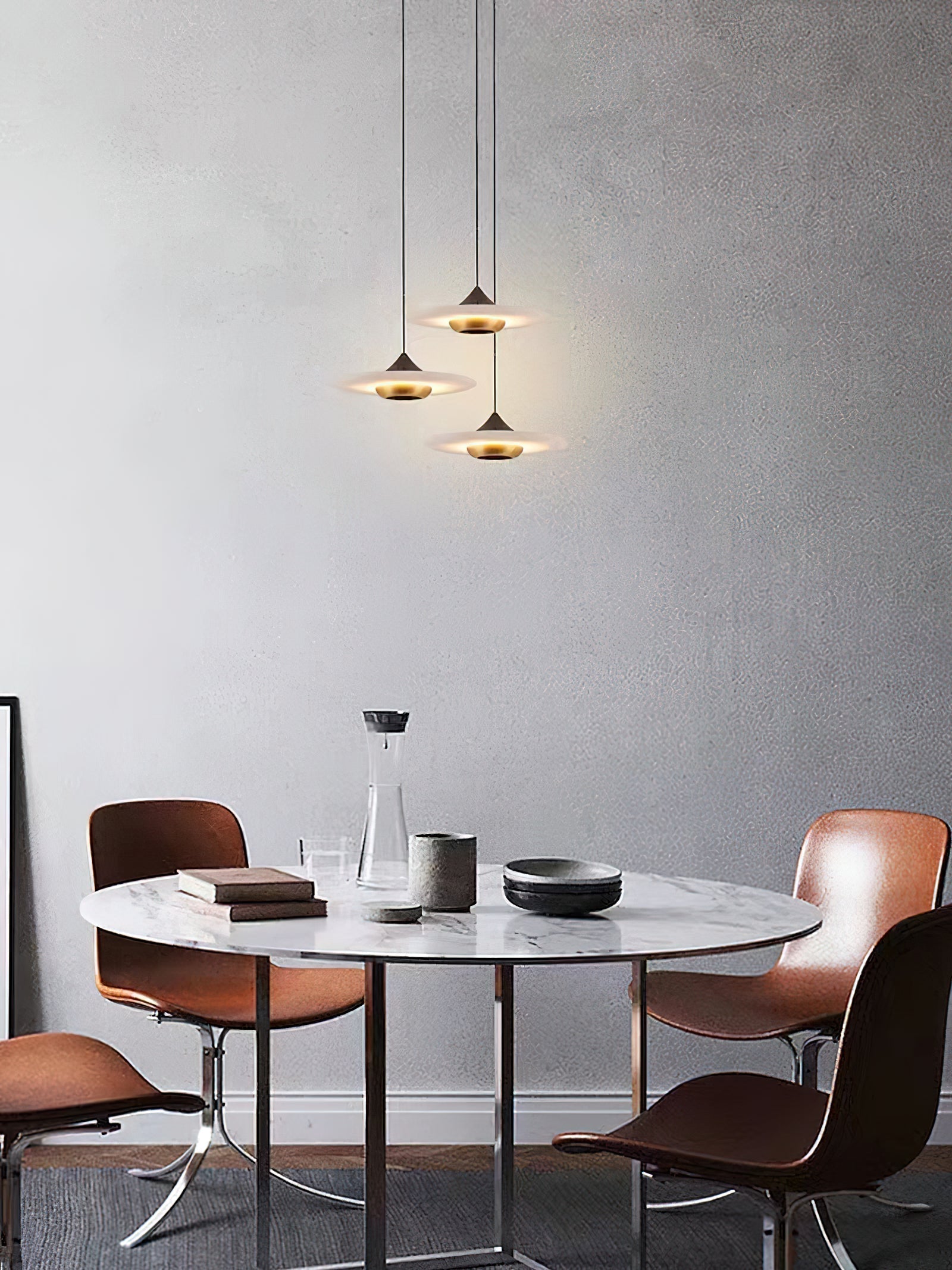 Cimirora Modern Minimalist LED Alabaster Pendant Light - Letslighting