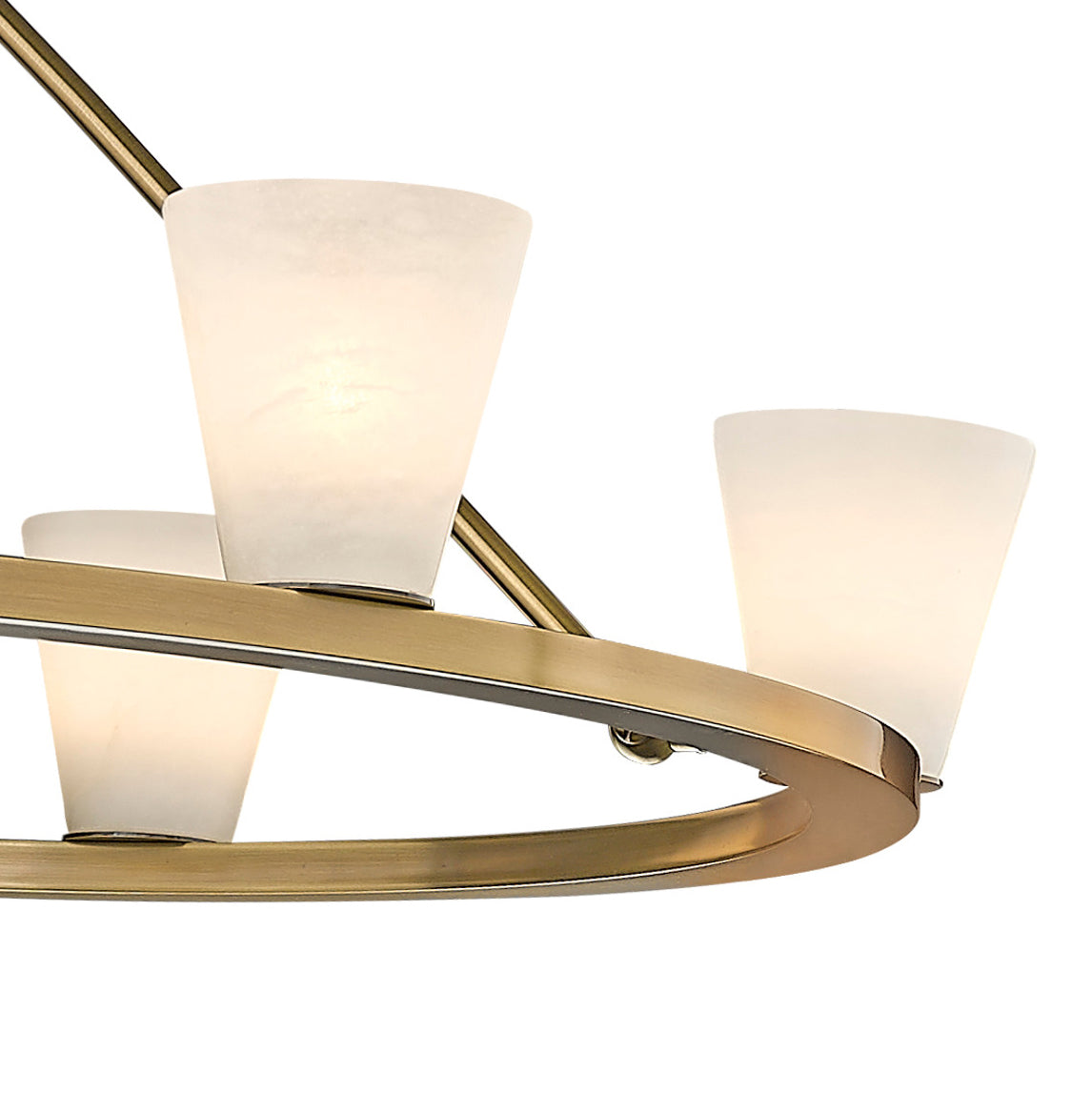 Ilaeiel Premium Elegance Metal Alabaster Chandelier - Letslighting