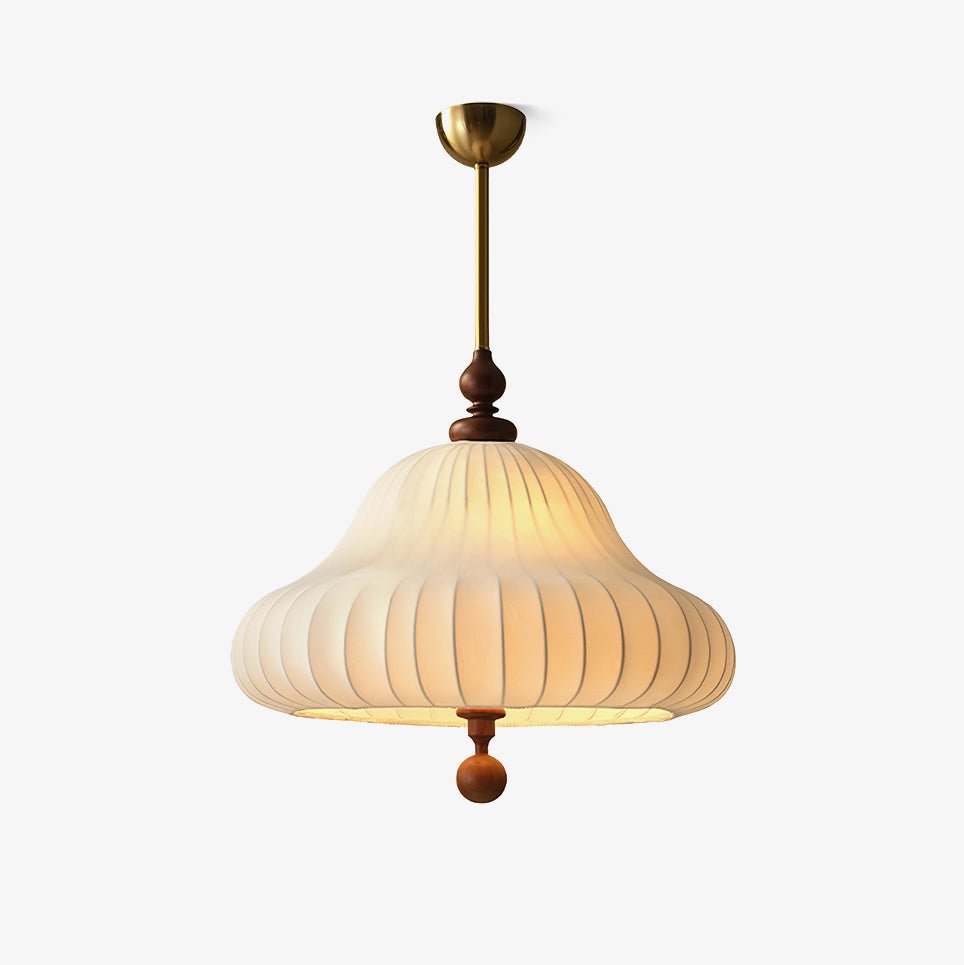 Solara Pendelleuchte Blütenform Messing-Letslighting