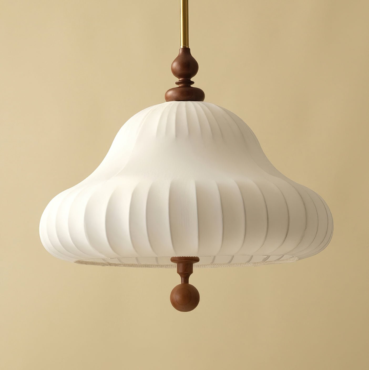 Solara Pendelleuchte Blütenform Messing-Letslighting