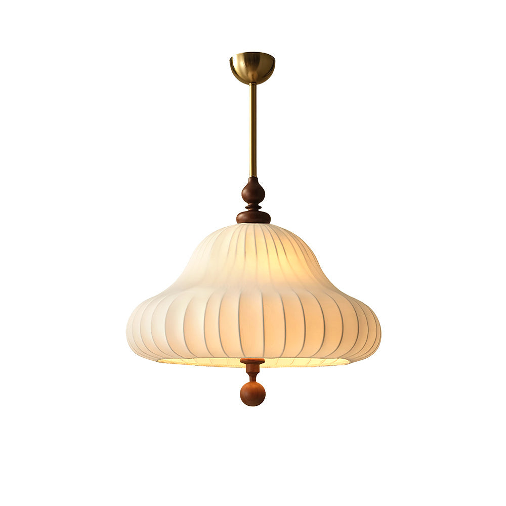 Solara Pendelleuchte Blütenform Messing-Letslighting