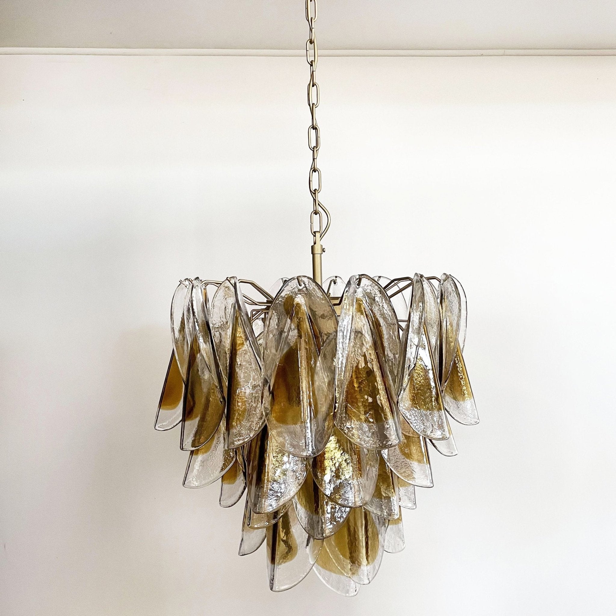 Aurora Chandelier Isabella Gold Petal Layered - Neutralighting