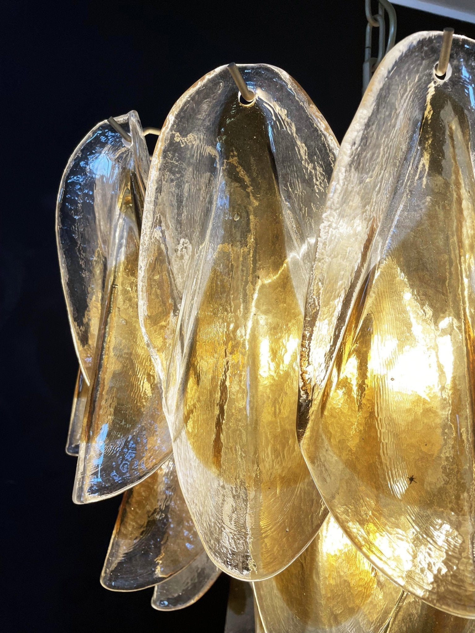 Aurora Chandelier Isabella Gold Petal Layered - Neutralighting