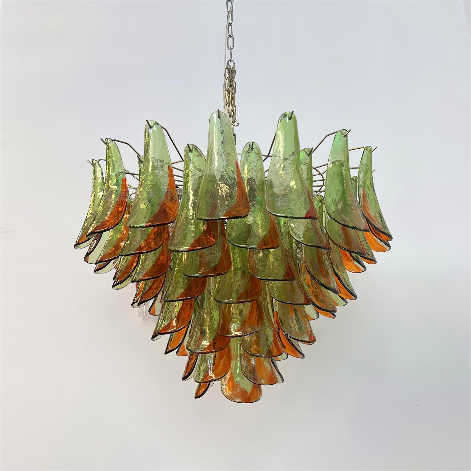Aurora Chandelier Murano Glass Petal Elegant - Blowlighting