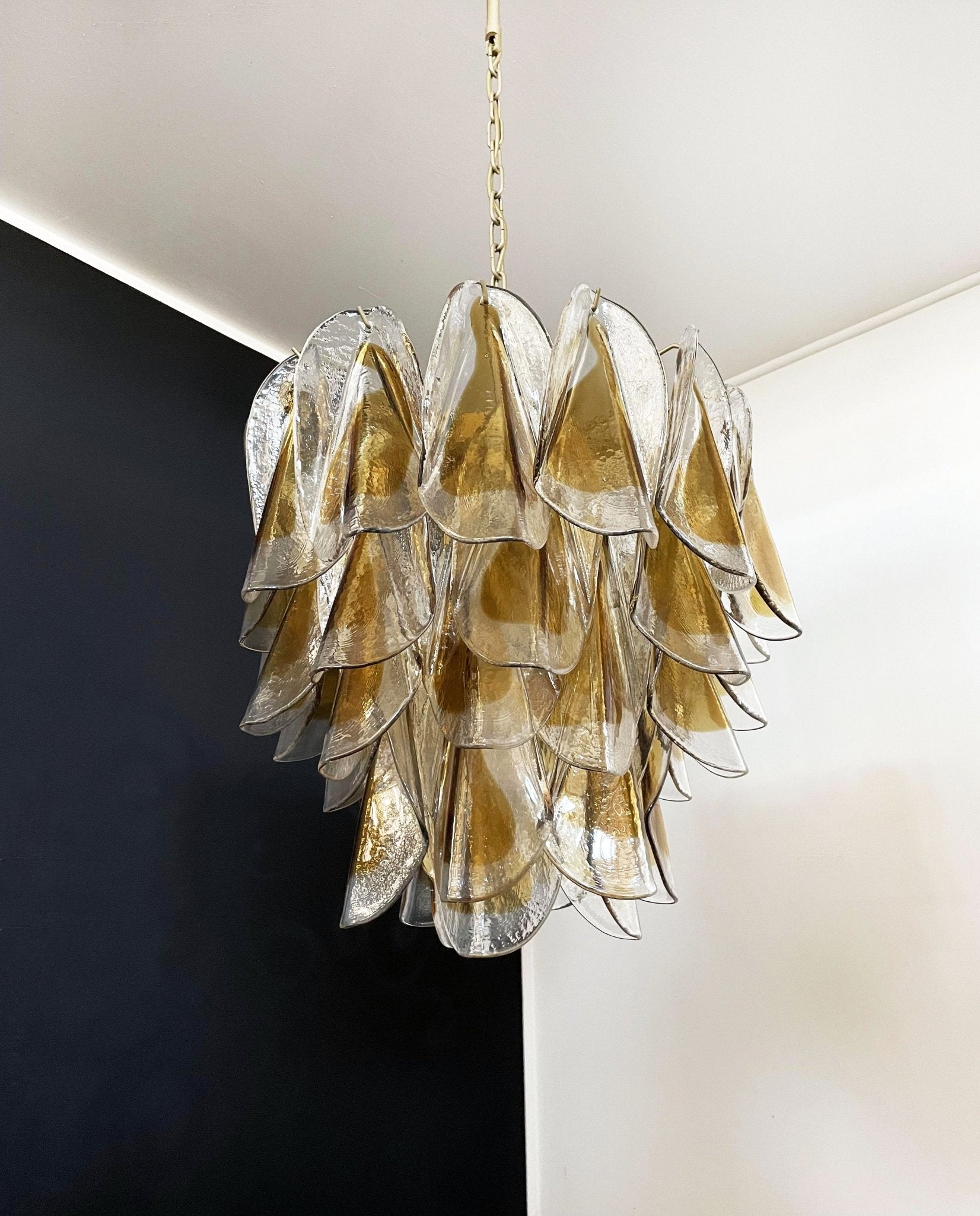 Aurora Chandelier Isabella Gold Petal Layered - Neutralighting