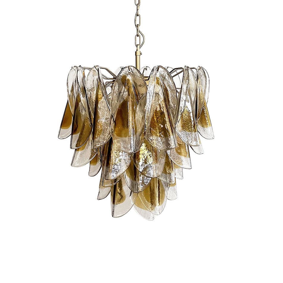 Aurora Chandelier Isabella Gold Petal Layered - Neutralighting
