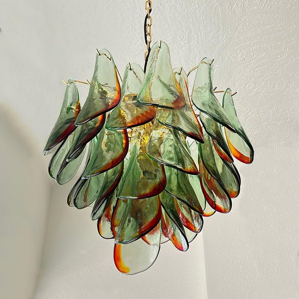 Aurora Chandelier Murano Glass Petal Elegant - Blowlighting