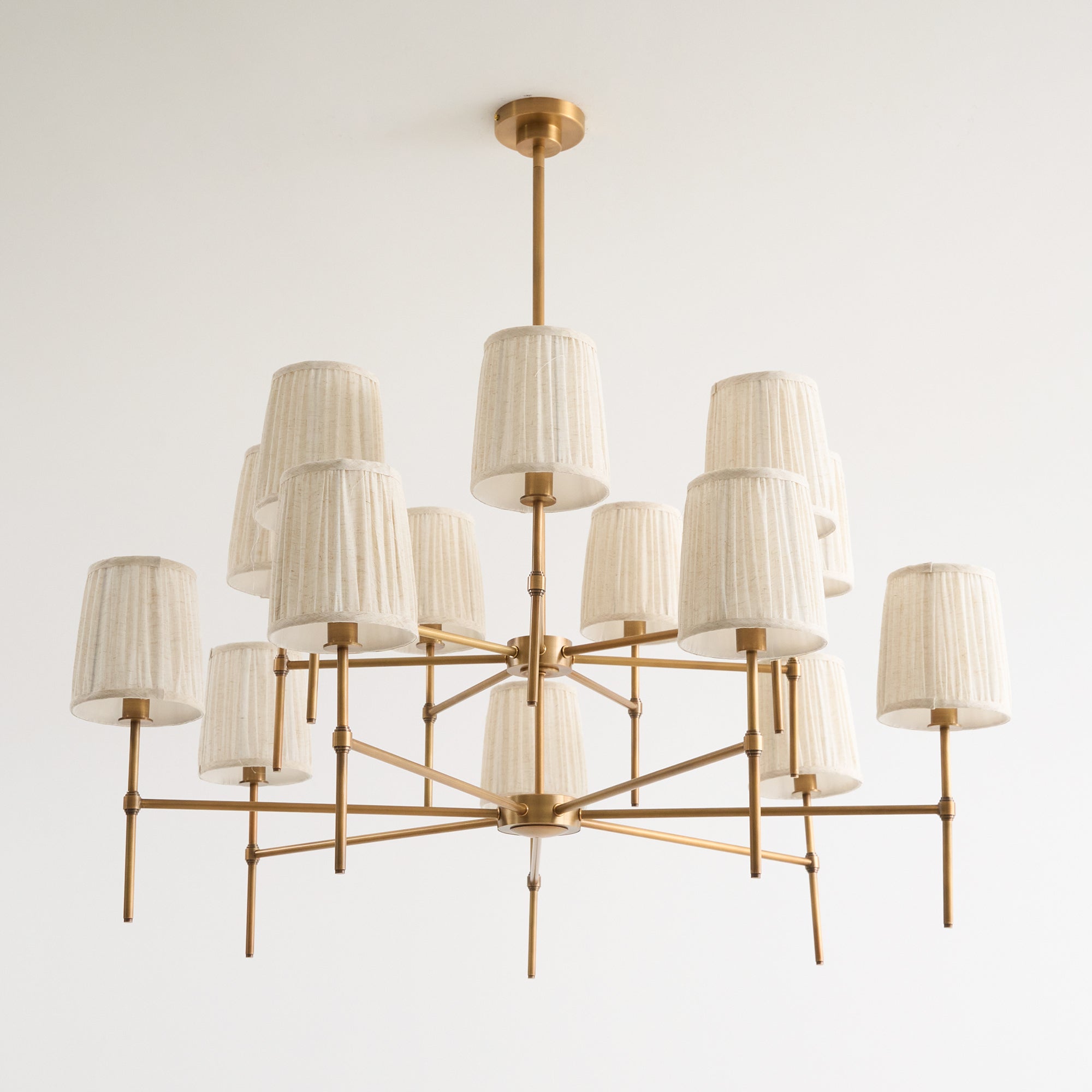Erthaos Elegance Stoff-Kronleuchter-Letslighting