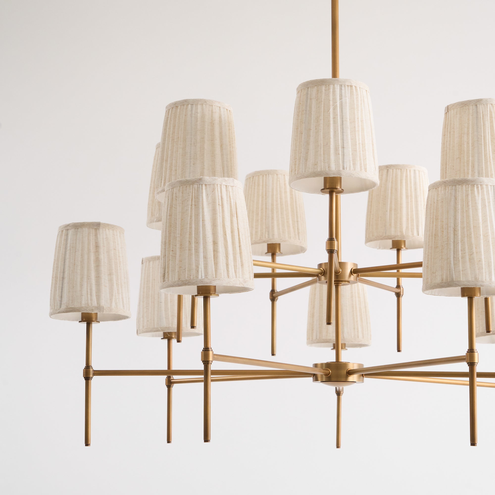Erthaos Elegance Stoff-Kronleuchter-Letslighting